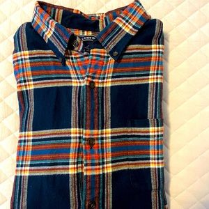Lands End Mens XL flannel shirt nwot